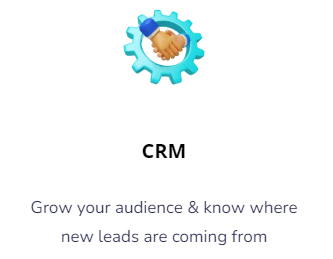 CRMGrow your audience & know wherenew leads are coming from